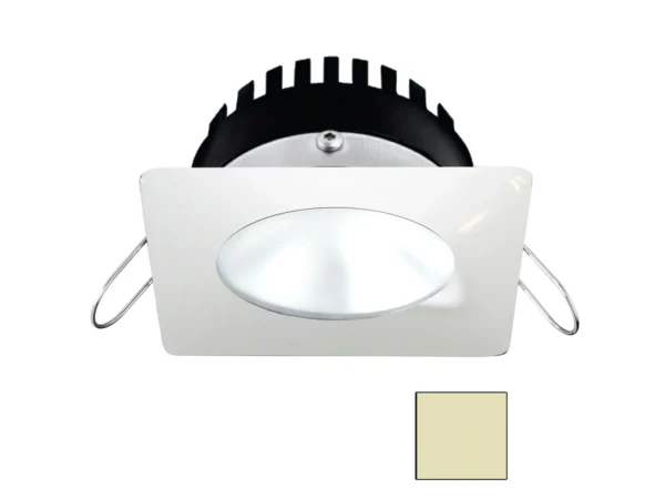 i2Systems Apeiron PRO A506 - 6W Spring Mount Light - Square/Round - Warm White - White Finish