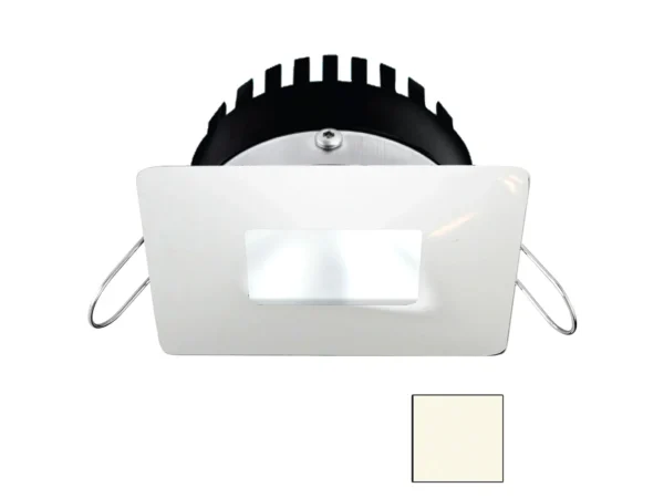 i2Systems Apeiron PRO A506 - 6W Spring Mount Light - Square/Square - Neutral White - White Finish