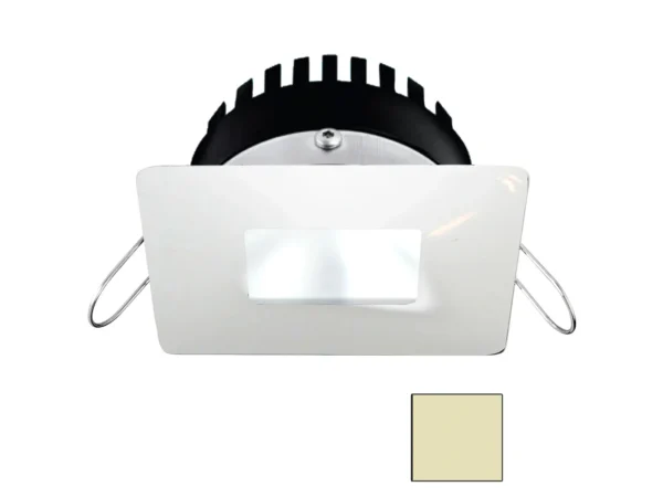 i2Systems Apeiron PRO A506 - 6W Spring Mount Light - Square/Square - Warm White White - White Finish