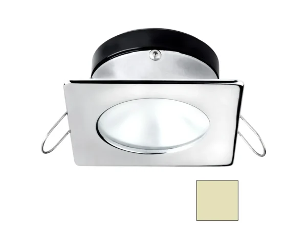 i2Systems Apeiron A1110Z - 4.5W Spring Mount Light - Square/Round - Warm White - Chrome Finish