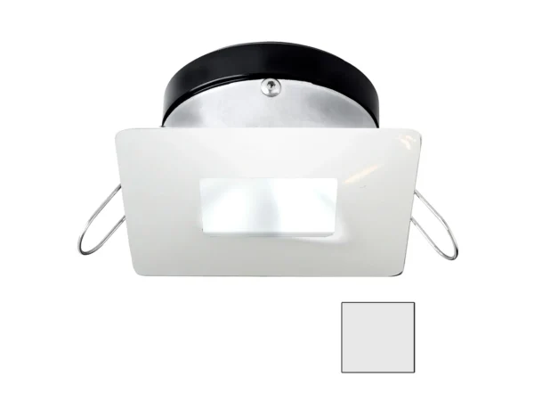 i2Systems Apeiron A1110Z - 4.5W Spring Mount Light - Square/Square - Cool White - White Finish