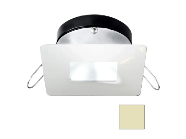 i2Systems Apeiron A1110Z - 4.5W Spring Mount Light - Square/Square - Warm White - White Finish