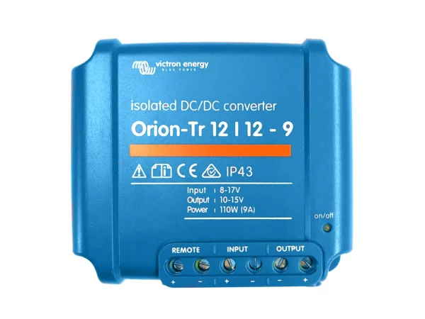 Victron Orion-TR DC-DC Converter - 12 VDC to 12 VDC - 9AMP Isolated