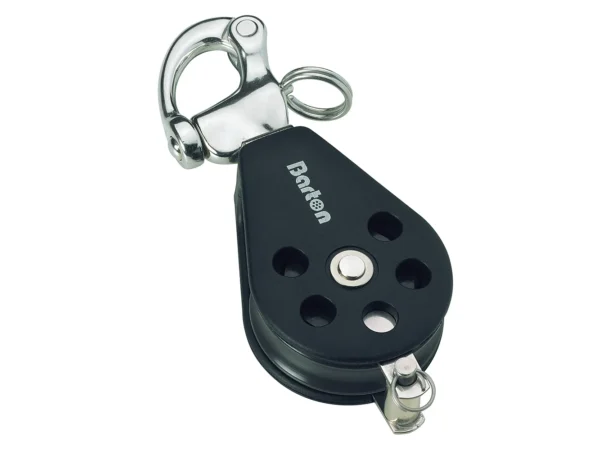 Barton Marine Series 3 Single Snap Shackle & Becket Block - 45mm