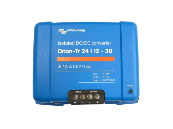 Victron Orion-TR DC-DC Converter - 24 VDC to 12 VDC - 30AMP Isolated