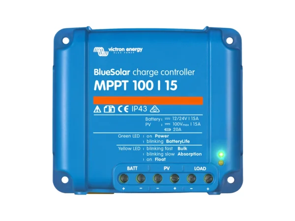 Victron BlueSolar MPPT Charge Controller - 100V - 15AMP - UL Approved