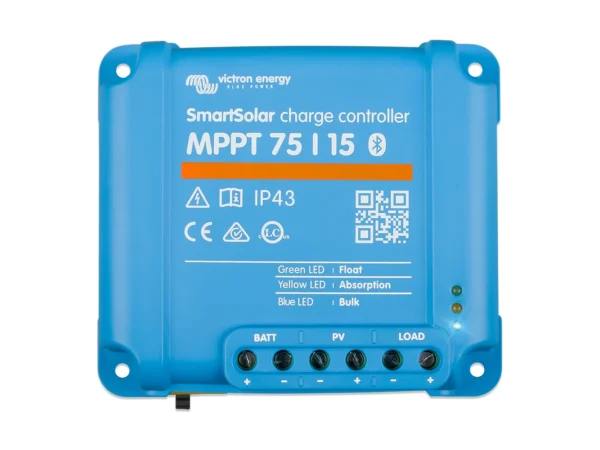 Victron SmartSolar MPPT Solar Charge Controller - 75V - 15Amp - UL Approved