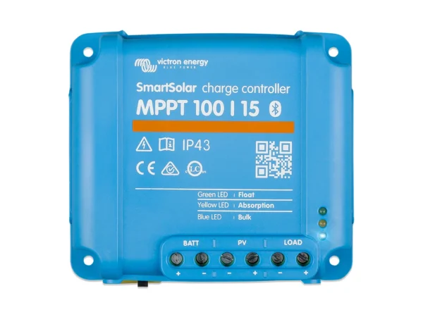 Victron SmartSolar MPPT Charge Controller - 100V - 15AMP - UL Approved