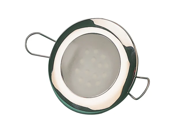 Sea-Dog LED Overhead Light 2-7/16" - Brushed Finish - 60 Lumens - Frosted Lens - Stamped 304 Stainless Steel