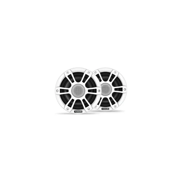 Fusion 0100277220 Signature Sport Series 3i Marine Coaxial Speakers, 7.7", White w/White Grill