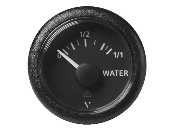 Veratron 52MM (2-1/16") ViewLine Fresh Water Resistive - 3 to180 OHM - Black Dial & Round Bezel