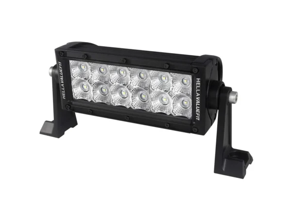 Hella Marine Value Fit Sport Series 12 LED Flood Light Bar - 8" - Black