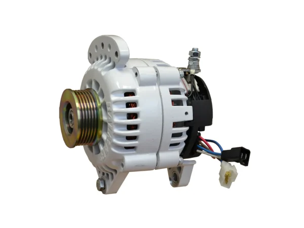 Balmar Alternator 120 Amp 12V 3.15" Dual foot Saddle Single K6 Pulley w/Isolated Grounding