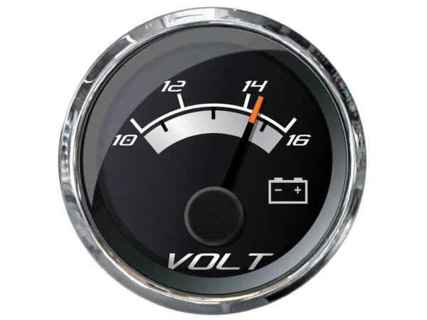 Faria Platinum 2" Voltmeter (10-16 VDC)