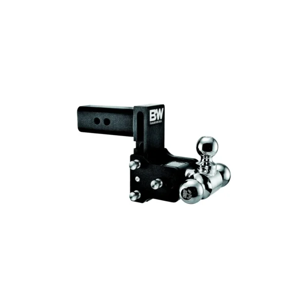 B&W TS20048B Trailer Hitches Tow & Stow Tri Ball Receiver Hitch | Fits 2-1/2" Receiver - Image 2