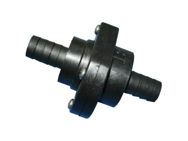 T-H Marine Double Barb Inline Scupper Check Valve - 3/4" - Black