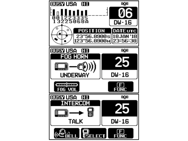 Standard Horizon GX2400B Matrix Black VHF w/AIS, Integrated GPS, NMEA 2000 30W Hailer, & Speaker Mic - Image 2