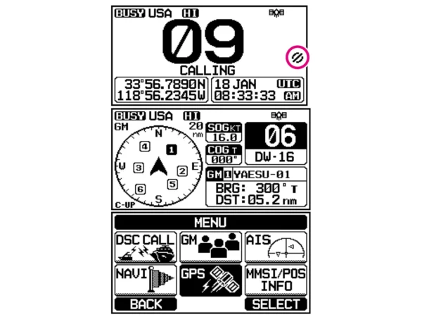 Standard Horizon GX2400B Matrix Black VHF w/AIS, Integrated GPS, NMEA 2000 30W Hailer, & Speaker Mic - Image 3