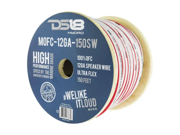 DS18 HYDRO Marine Grade OFC Speaker Wire 12 GA - 150' Roll - Image 3