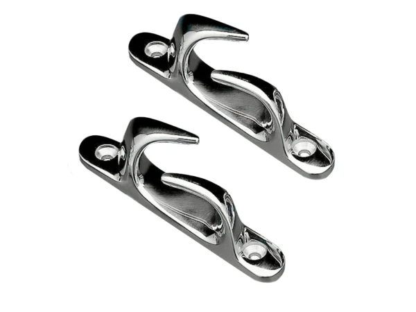 Whitecap Skene Bow Chock 4-1/2" Pair - Chrome Plated Brass