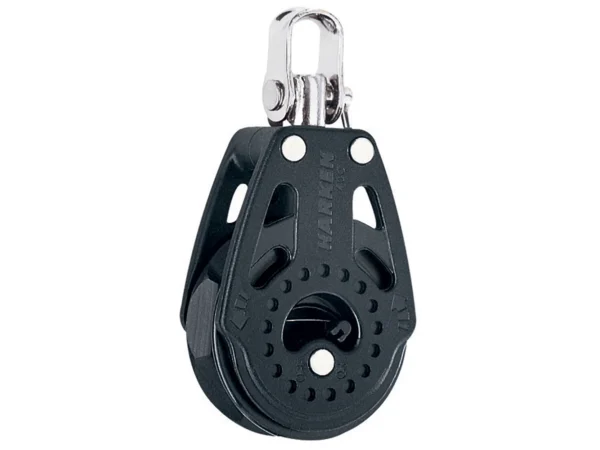 Harken 40mm Carbo Single Ratchet Block w/Swivel