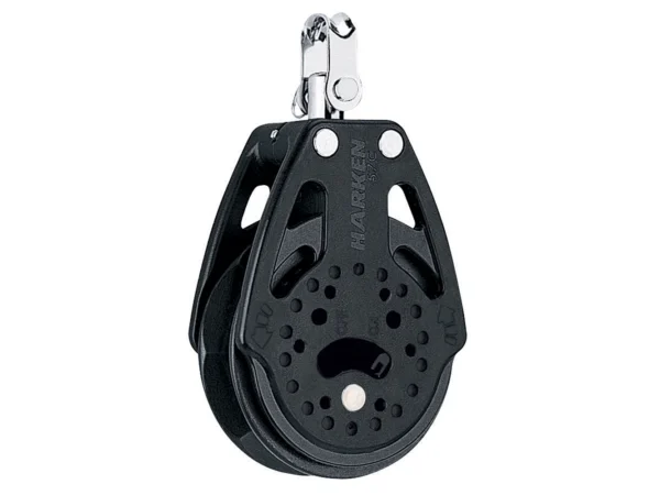 Harken 57mm Carbo Single Ratchet Block w/Swivel