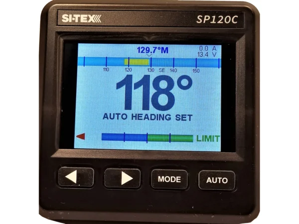 SI-TEX SP-120 Color System w/Rudder Feedback & 18CI Pump