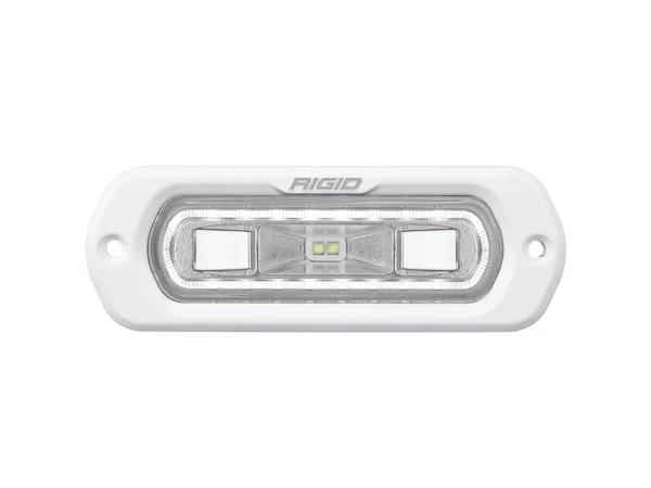 RIGID Industries SR-L Series Marine Spreader Light - White Flush Mount - White Light w/White Halo