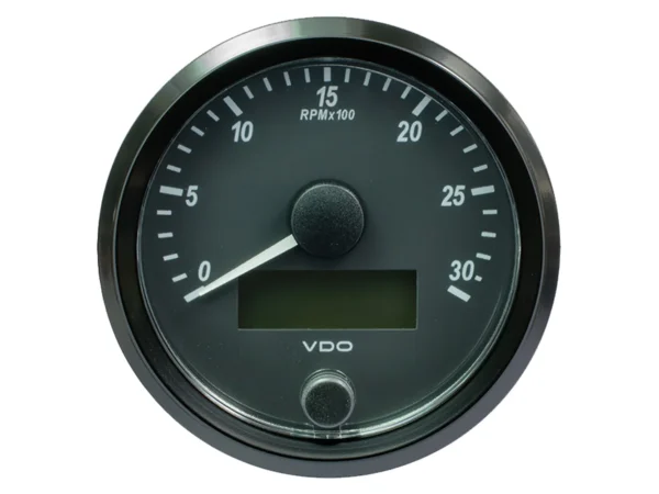 VDO SingleViu 80mm (3-1/8") Tachometer - 3000 RPM