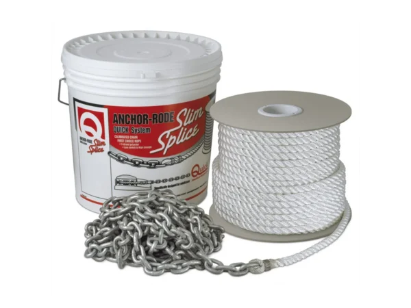 Quick Anchor Rode 20' - 7mm Chain - 100' - 1/2" 3 Plait Rope - Image 2