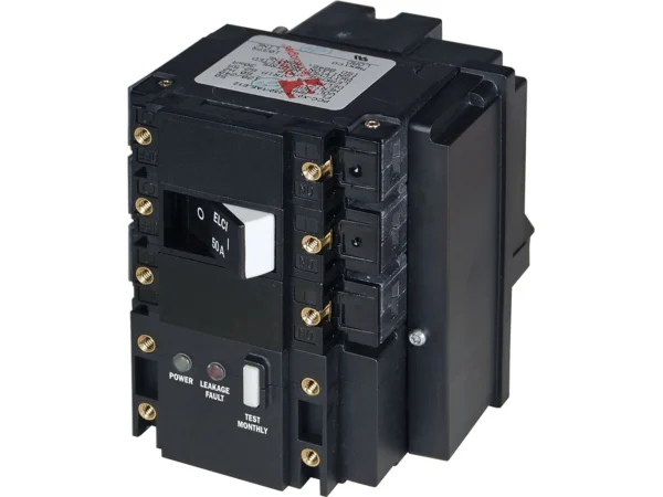 Blue Sea C-Series ELCI Main Circuit Breaker - 120/240V AC 50A