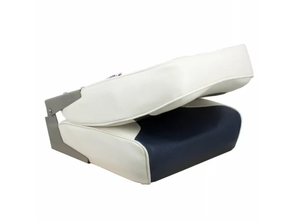 Springfield High Back Multi-Color Folding Seat - White/Blue - Image 2