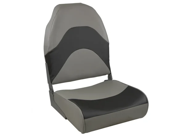 Springfield Premium Wave Folding Seat - Grey w/Meteor Stripe