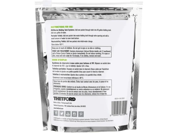 Thetford AquaBio - 16 Toss-Ins® Concentrate Packets - Image 2