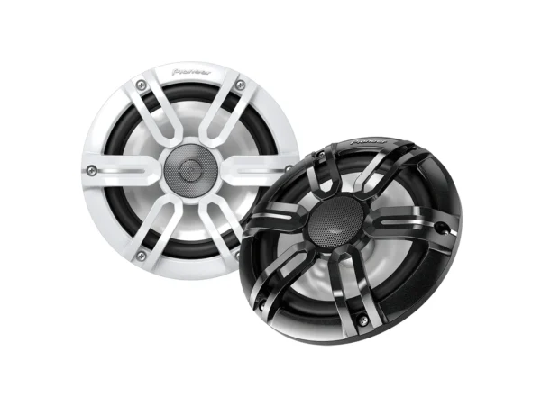 Pioneer 7.7" ME-Series Speakers - Black & White Sport Grille Covers - 250W