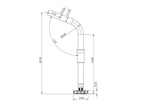 TACO ShadeFin Fixed Rod Holder Mount - Image 2