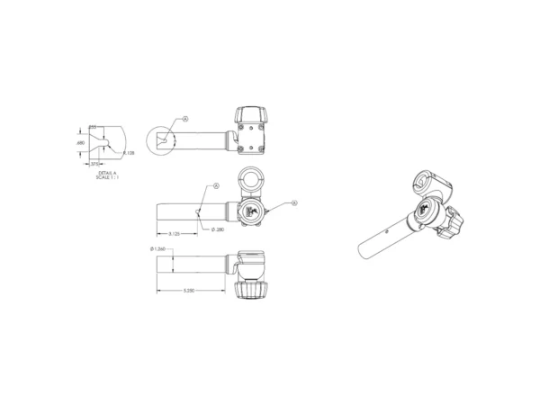 TACO ShadeFin Adjustable Clamp-On Pipe Mount - Image 2