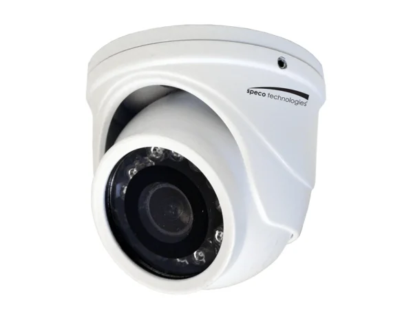 Speco 4MP HD-TVI Mini Turret Camera 2.9mm Lens - White Housing