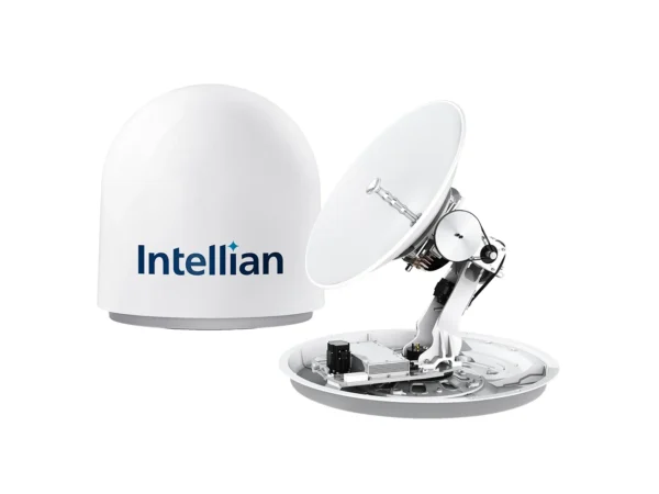 Intellian v60E 65cm Ku-band Maritime VSAT Antenna System - 6W Single Buc Single Cable - Lightweight