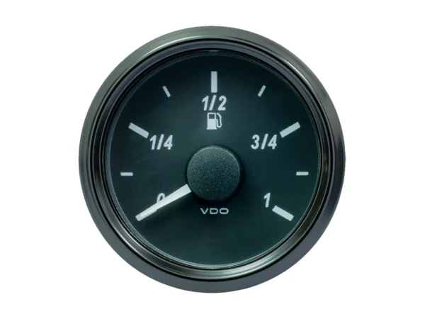 VDO SingleViu 52mm (2-1/16") Fuel Level Gauge - Euro - 3-180 Ohm