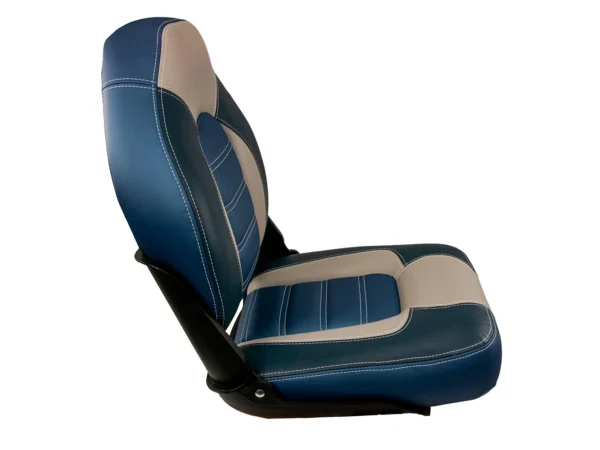 Springfield Skipper Premium HB Folding Seat - Blue/Grey - Image 3