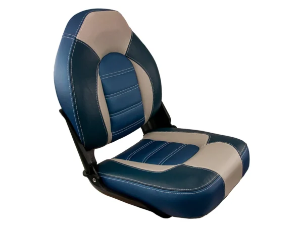 Springfield Skipper Premium HB Folding Seat - Blue/Grey