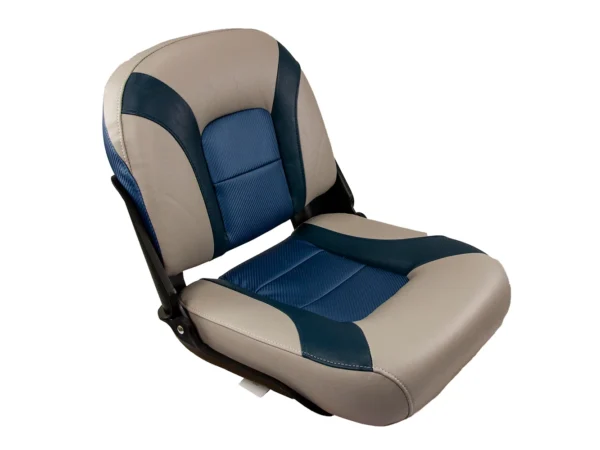 Springfield Skipper Premium LB Folding Seat - Blue/Grey