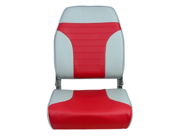 Springfield High Back Multi-Color Folding Seat - Red/Grey - Image 4