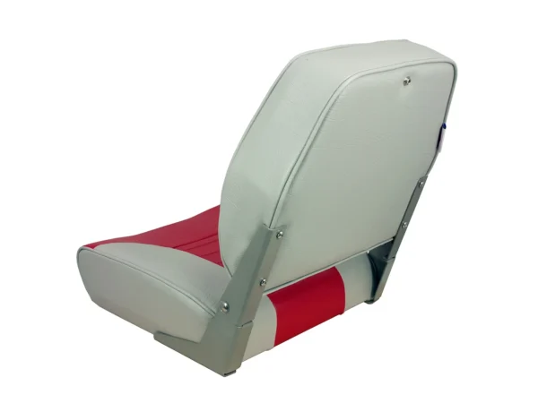 Springfield Economy Multi-Color Folding Seat - Grey/Red - Image 2