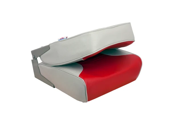 Springfield Economy Multi-Color Folding Seat - Grey/Red - Image 3