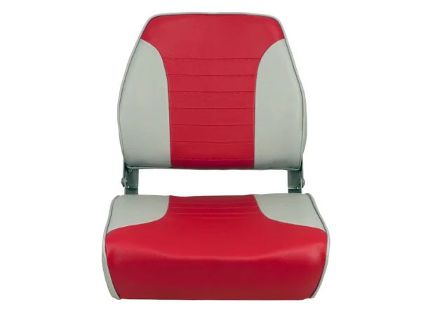 Springfield Economy Multi-Color Folding Seat - Grey/Red - Image 4