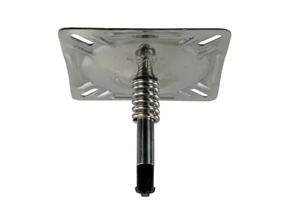 Springfield KingPin™ 7" x 7" Seat Mount w/Spring - Polished