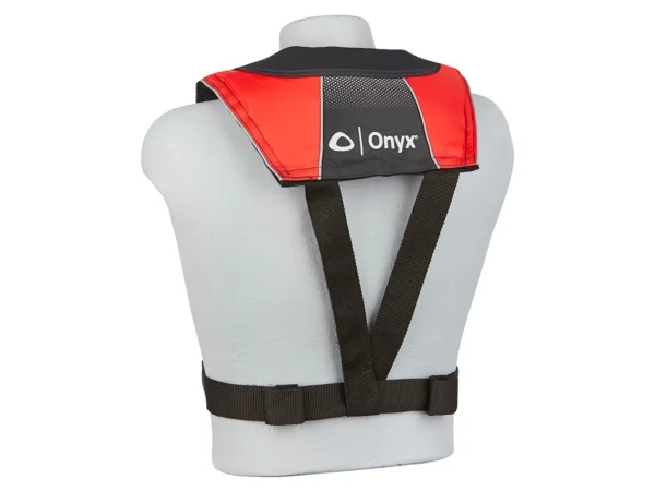 Onyx A/M-24 Series All Clear Automatic/Manual Inflatable Life Jacket - Black/Red - Adult - Image 2