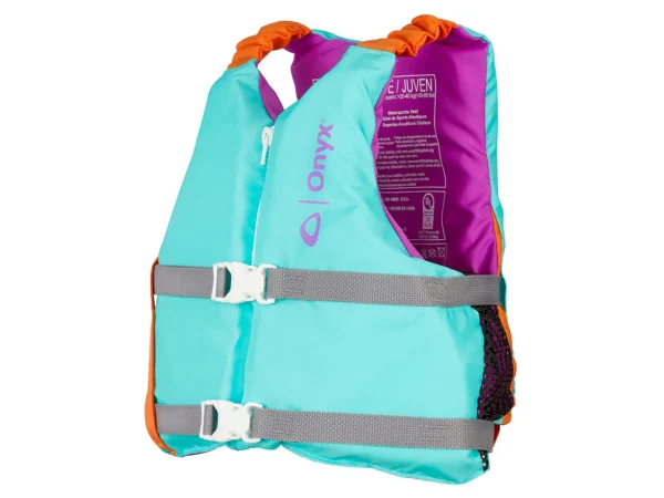 Onyx Youth Universal Paddle Vest - Aqua - Image 3